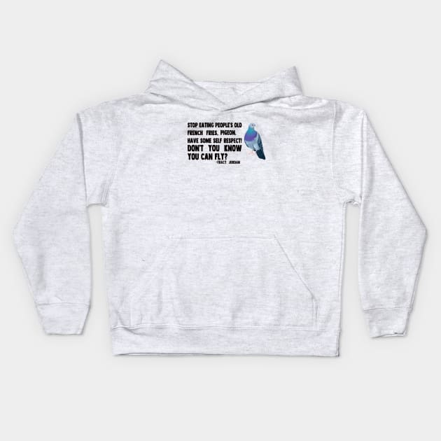 tracy jordan quote Kids Hoodie by aluap1006